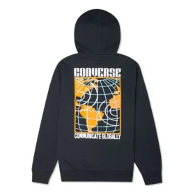 Converse para hombre con estampado Earth Pattern, negro oscuro
