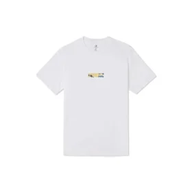 Converse para hombre, deportivas informales, transpirables, con estampado de camuflaje, manga corta, blancas