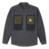 Converse para hombre Flowers Small Logo Retro Splicing Contrasting Colors Woven Chaqueta Negra oscura