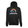 Converse Planet Set Po para hombre, estilo deportivo-casual, estampado, tejido de punto, negro