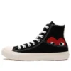 Converse x COMME des GARCONS Chuck 70 Hi Half Logo «Black Red»