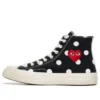 Converse x COMME des GARCONS PLAY Chuck 70 Hi «Black Polka Dot»