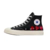 Converse x COMME des GARCONS PLAY Chuck 70 Hi «Multi-Heart Black»