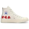 Converse x COMME des GARCONS PLAY Chuck 70 Hi Top «Multi Heart»