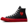 Converse x COMME des GARCONS PLAY Chuck 70 High «Black Red»