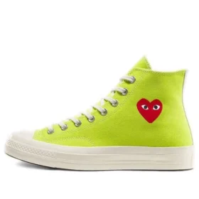 Converse x COMME des GARCONS PLAY Chuck 70 High «Bright Green»