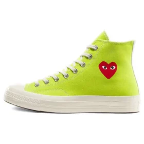 Converse x COMME des GARCONS PLAY Chuck 70 High «Bright Green»