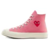 Converse x COMME des GARCONS PLAY Chuck 70 High «Bright Pink»