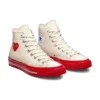 Converse x COMME des GARCONS PLAY Chuck 70 High «Pristine Red»