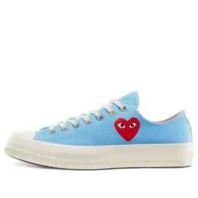 Converse x COMME des GARCONS PLAY Chuck 70 Low «Bright Blue»
