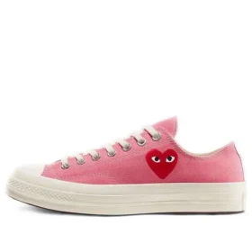 Converse x COMME des GARCONS PLAY Chuck 70 Low «Bright Pink»