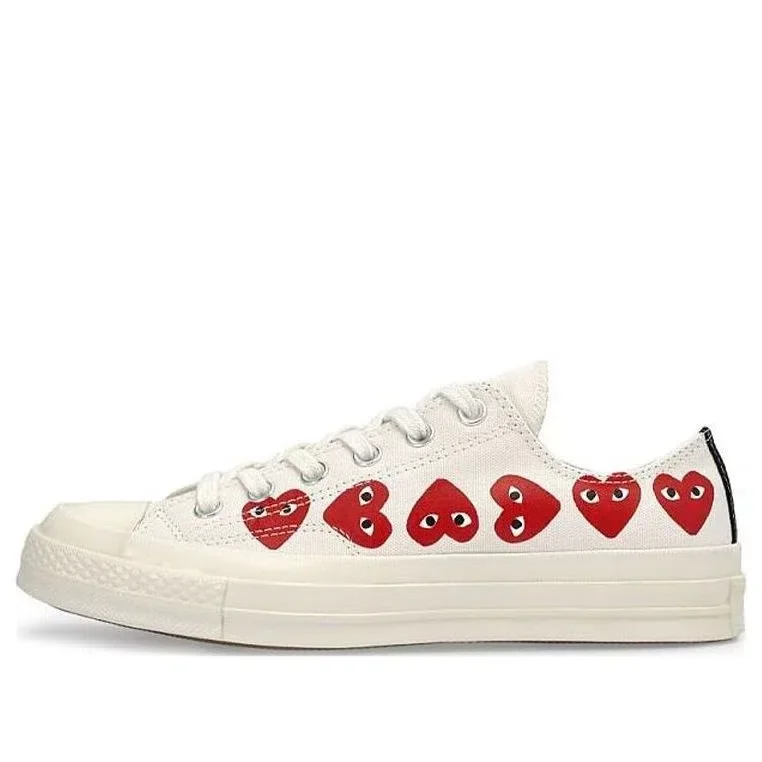 Converse x COMME des GARCONS PLAY Chuck 70 Low Multi Heart «White Red» Converse x COMME des GARCONS PLAY Chuck 70 Low Multi Heart «White Red»