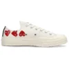 Converse x COMME des GARCONS PLAY Chuck 70 Low Multi Heart «White Red» Converse x COMME des GARCONS PLAY Chuck 70 Low Multi Heart «White Red»