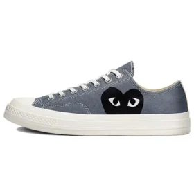 Converse x COMME des GARCONS PLAY Chuck 70 Low «Steel Gray»