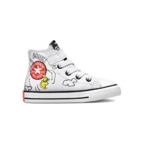 Converse x Peanuts Chuck Taylor All Star «Blanco, negro y rojo»