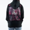 Converse x Shaniqwa Jarvis Jersey cruzado con estampado floral en la espalda, estilo para pareja, negro