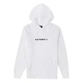 Estampado de letras, estilo informal para pareja, blanco