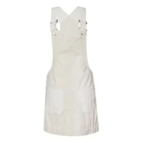 Falda informal con tirantes, tallas asiáticas «Blanca»