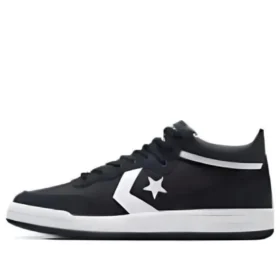Fastbreak Pro de piel y ante «Black White»