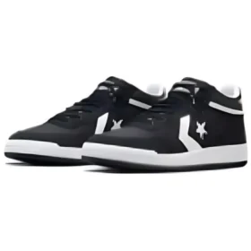Fastbreak Pro de piel y ante «Black White»
