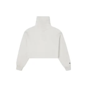 HIGH NECK MOCK Crew Blanco CREMA