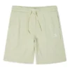 IR A Pantalones cortos de felpa con estrella bordada y diseño en forma de V, corte estándar, tallas asiáticas «Verde»