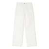 Ir a Pantalones de corte recto tejidos Tallas asiáticas «Blanco»
