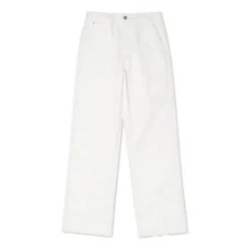 Ir a Pantalones de corte recto tejidos Tallas asiáticas «Blanco»