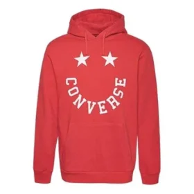 Jersey con estampado gráfico para hombre en rojo universitario