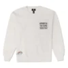 Jersey de cuello redondo con logotipo, tallas asiáticas, «Blanco»