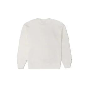 Jersey de cuello redondo con logotipo, tallas asiáticas, «Blanco»