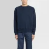 Jersey de cuello redondo de punto deportivo liso para hombre Converse x Kim Jones, azul marino
