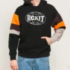 Jersey de cuello redondo para hombre Converse x Rokit con detalles cruzados, negro