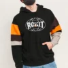 Jersey de cuello redondo para hombre Converse x Rokit con detalles cruzados, negro