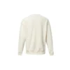 Jersey de cuello redondo y manga larga para hombre, blanco