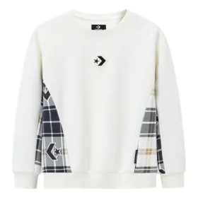Jersey informal de cuello redondo, tallas asiáticas «Blanco Negro»