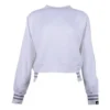 Jersey transpirable a rayas blanco