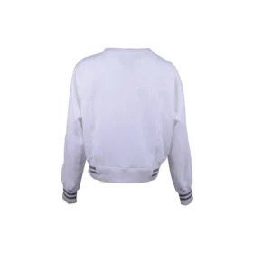 Jersey transpirable a rayas blanco
