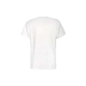 Logotipo estampado Cuello redondo Blanco