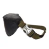 Mochila bandolera acolchada «Negro»