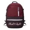 Mochila con logotipo Chuck Taylor y bordes rectos «Burdeos»