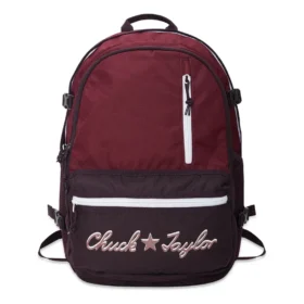 Mochila con logotipo Chuck Taylor y bordes rectos «Burdeos»