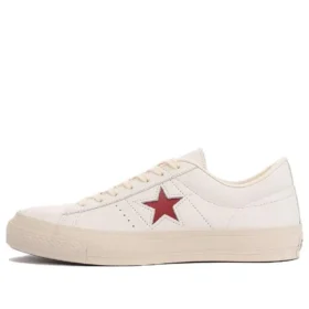 One Star J EB LEATHER «White Crimson Red»