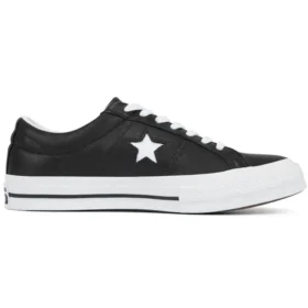 One Star Low Top de piel «Black White»
