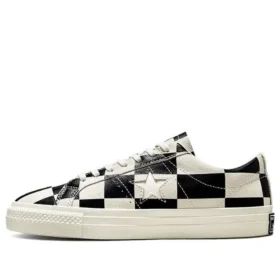 One Star Low «Warped Board – Blanco Negro»