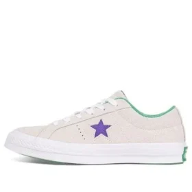 One Star Ox Grand Slam Suede para hombre «Blanco/Morado Court/Verde
