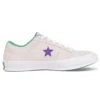 One Star Ox Grand Slam Suede para hombre «Blanco/Morado Court/Verde