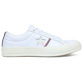 One Star Piping Low Top en blanco/rojo esmaltado/blanco
