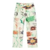 Pantalón chino Converse x Come Tees con triángulo delantero, tallas asiáticas «Come Tees Floral»