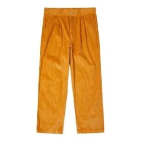 Pantalón chino de pana con doble pliegue, tallas asiáticas «Naranja»